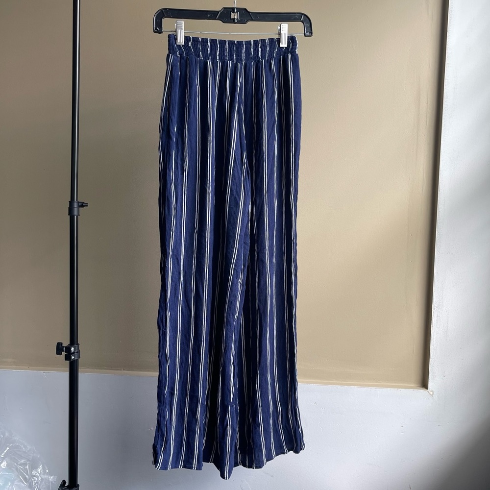 Forever 21 Flowy Stripe Pants Small